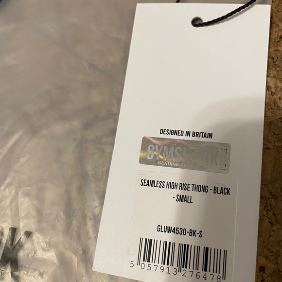 ‼️Sold‼️ Gymshark Bralette & Thong Black Small - Picture 4 of 7